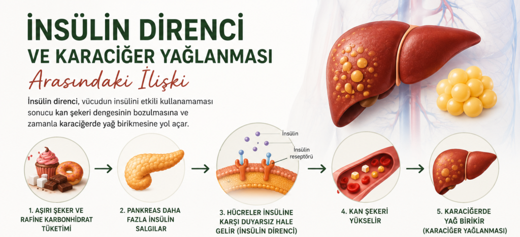 İnsülin Direnci ve Karaciğer Yağlanması Arasındaki İlişki